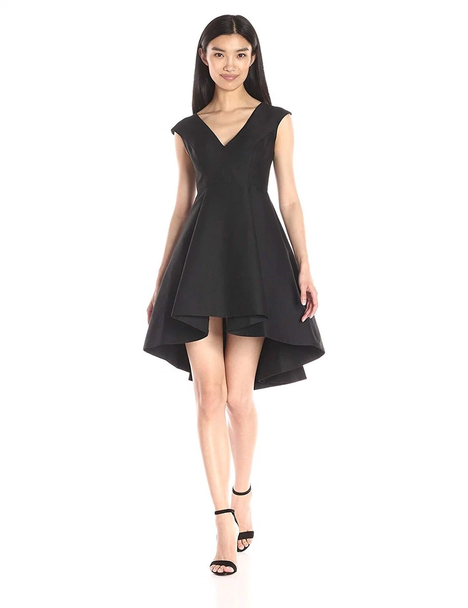 Halston top black dress