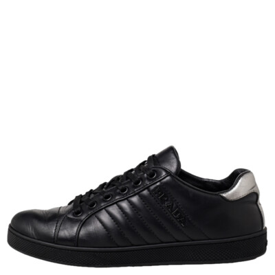 Prada Sport Black Leather Low Top Sneakers Size 36.5 | eBay Prada Sport Black Leather Low Top Sneakers Size 36.5 | eBay