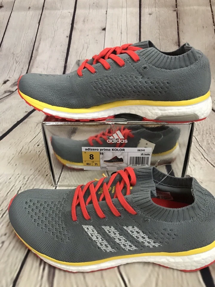 ¡NUEVO con caja! Zapato Adidas AdiZero Prime Color Boost Gris Para Hombre Talla 8 (DB2545) Foto 3 de 4