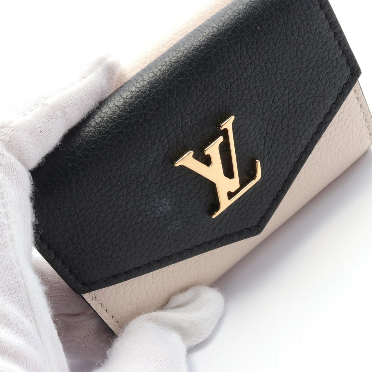LOUIS VUITTON Portefeuille Lock mini Tri-fold compact wallet LOUIS VUITTON Portefeuille Lock mini Tri-fold compact wallet