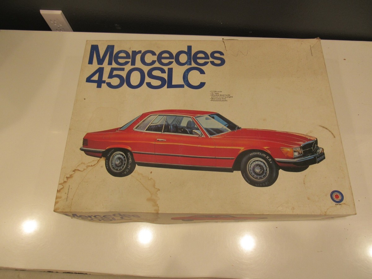 Mercedes-Benz 450 SLC プラモデル 1/12 Entex Mercedes 450 SLC Model car Kit 1/12 scale 9020 vintage