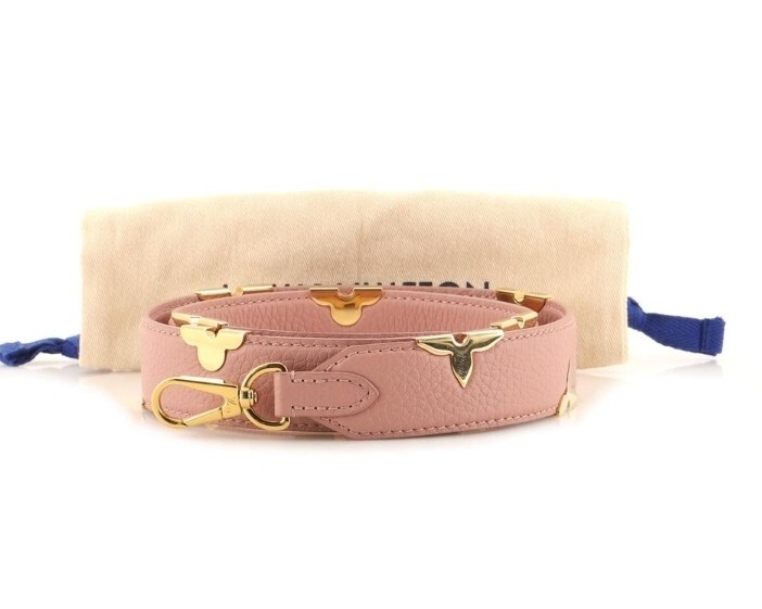 Louis Vuitton ピンク ベルト SO RARE! Louis Vuitton Pink Leather Iris Bandouliere Gold