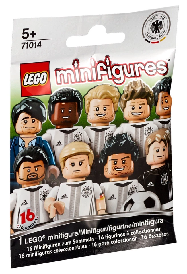 Lego Deutscher Footballers Soccer DFB Minifigures 71014 New Factory Sealed 2016 - Image 2 of 2