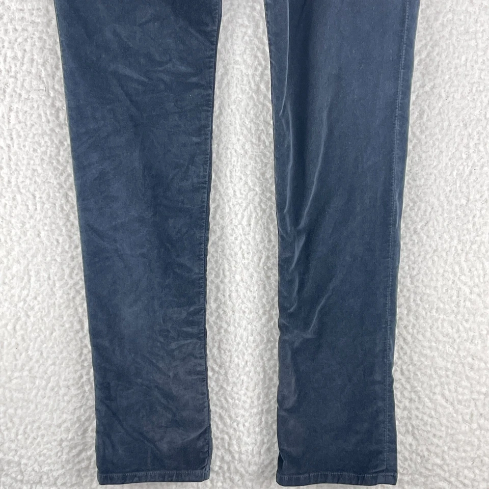 Pantalones ajustados de terciopelo Joe's The Chelsea para mujer tiro bajo informales hechos en EE. UU. Talla 28 Foto 3 de 4