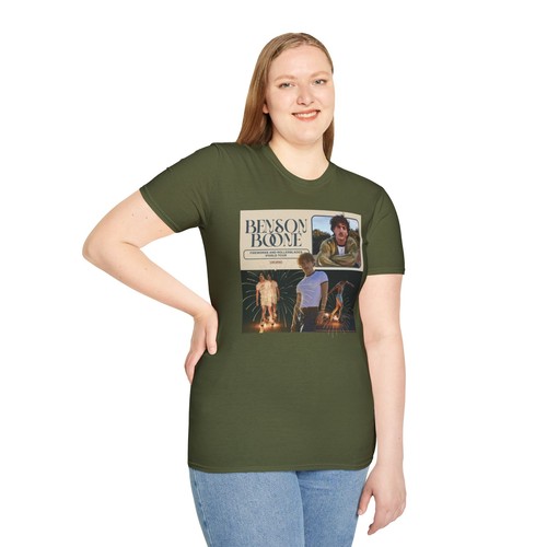 Benson Boone Fireworks and Roller Blades Tour Unisex Softstyle T-Shirt - Bild 15 von 19