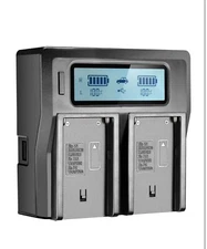 BPU60 LCD Dual Fast Charger for Sony BPU30 BP-U60 U66 BPU90 U96 PXW-FS7 X180 EX1