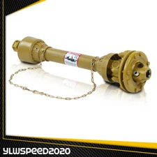 PTO Shaft PTO Drive Shaft 1-3/8"x6 Spline w/ Slip Clutch T4 31.5-41" Yellow New