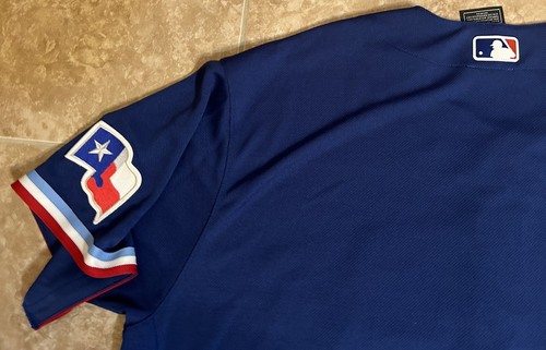 Texas Rangers Nike Authentic Vapor Premier Elite Herren Trikot Gr. 52 Genäht Neu - Bild 7 von 9