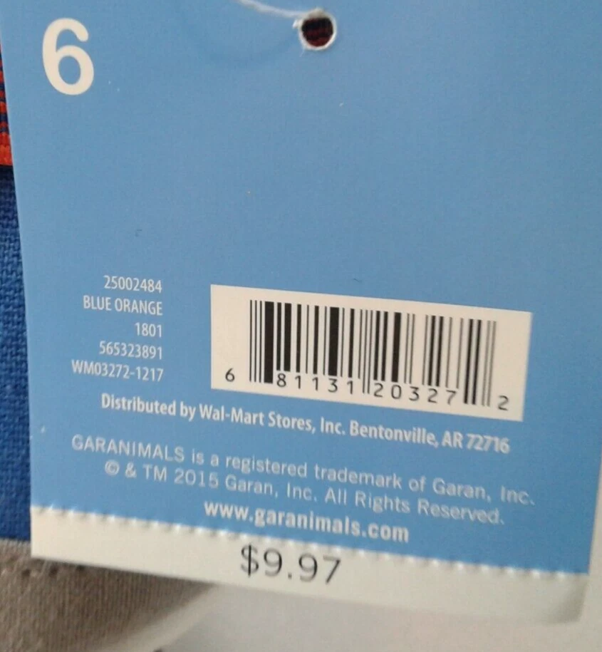 Zapatillas informales sin cordones Garanimals para bebés niños talla 6 - Nuevas (B21) Foto 3 de 4
