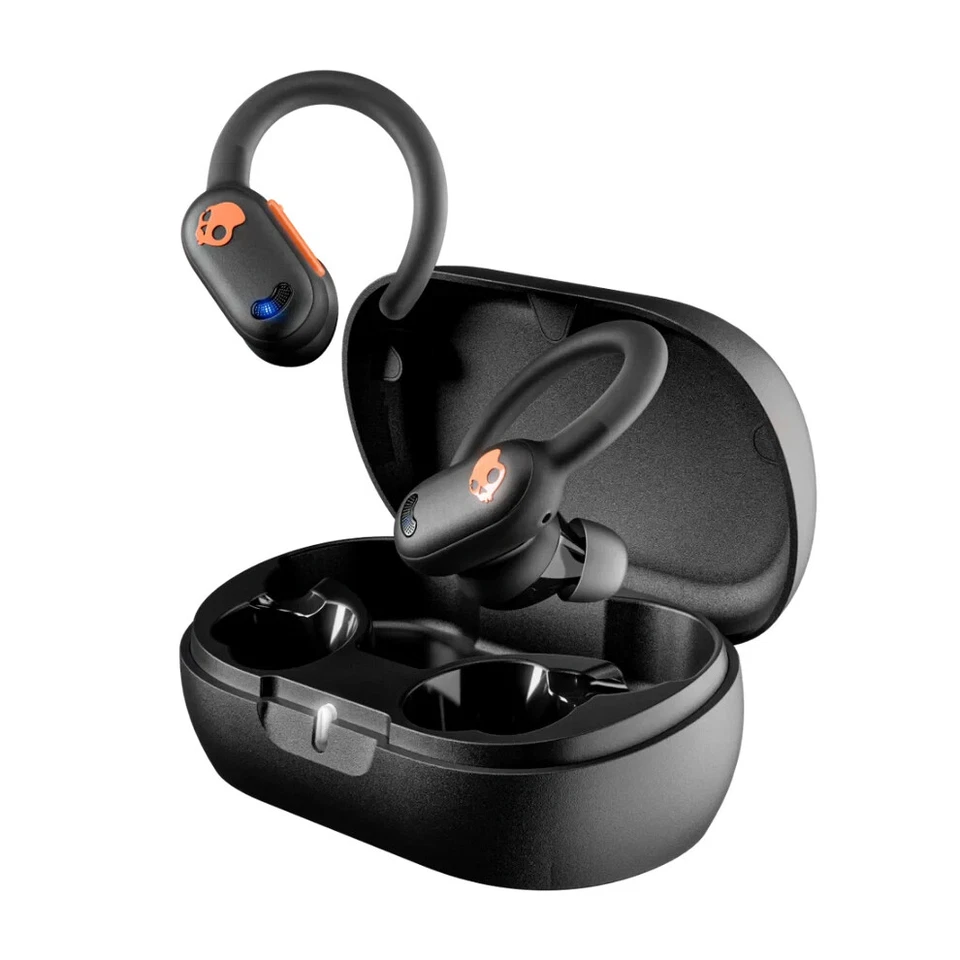 Skullcandy Push ANC Active Wireless Earbuds- Black/Orange(Certified Refurbished) - Image 2 of 4
