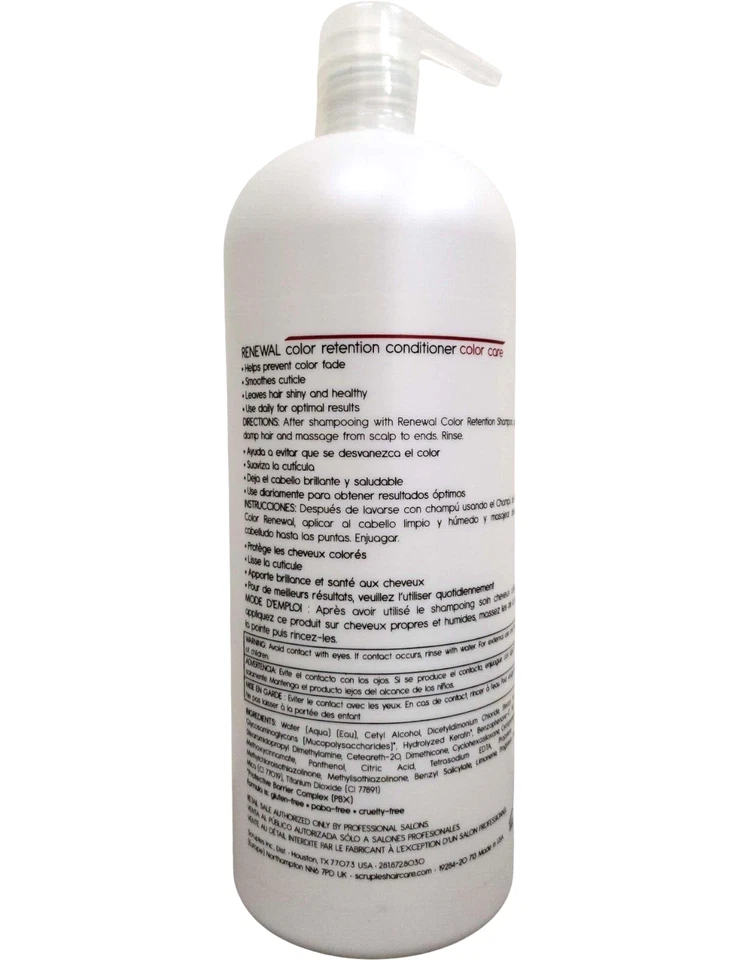 Scruples Renewal Color Retention Shampoo & Conditioner 33.8 Oz Pack of 2 - Image 3 of 4