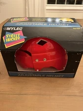 Mylec Street Hockey Helmet In-line Roller Vintage Adult Style #150 Red 80s 90s