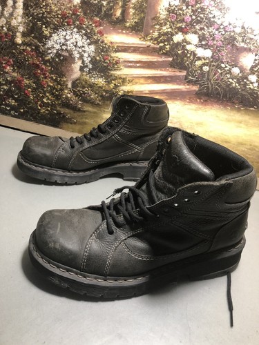 Dr. Martens Soren Gray Leather Work 