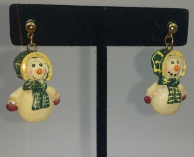 Earrings Pierced Post Snow Lady