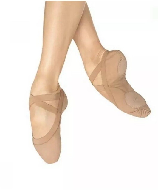 Bloch S0621L Pro Elastic Canvas Ballet Slippers Size 2.5 B Flesh eBay