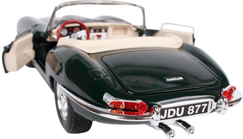 Maisto Special Edition 1:18 Jaguar E-Type Cabriolet Diecast Model Car Dark Green - Picture 5 of 5