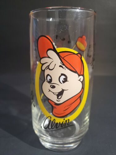 Alvin and the Chipmunks "Alvin" Drinking Glass 1985 Bagdasarian Productions 6" - Picture 1 of 6