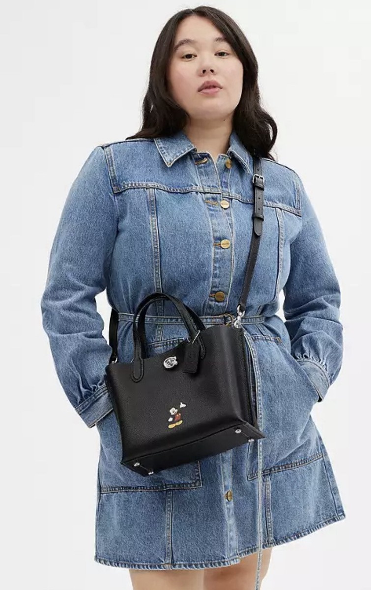 Disney x Coach collabo Willow Tote Bag 24 / Mickey Mouse