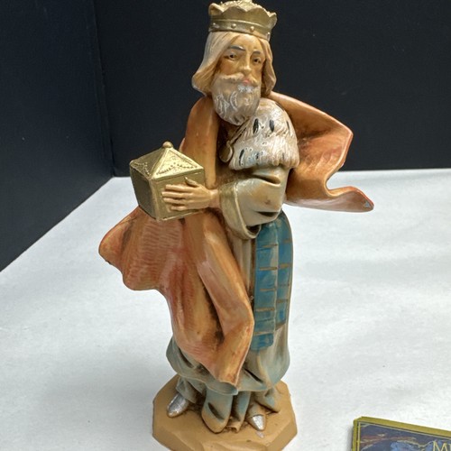 1992 Fontanini Cimelio Melchior King Con Oro Elio Simonetti 5” Depose Italia - Foto 7 di 11
