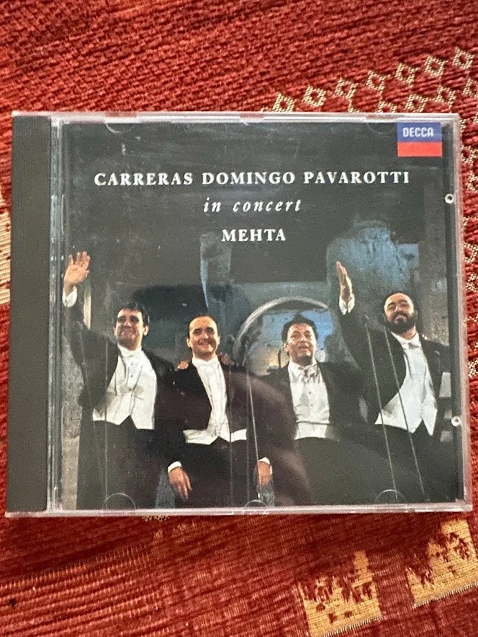 CD Carreras, Domingo, Pavarotti in Concert MEHTA, Zustand sehr gut
