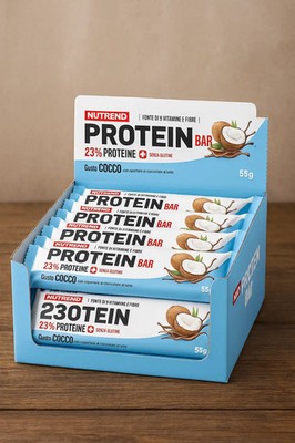 Nutrend Protein Bar Coconut 55g Protein Bar Protein Gluten Free 24pcs
