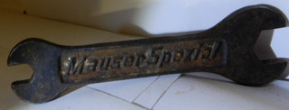 Alter Kleiner Schraubenschlüssel " Mauser Spezial 6022 "