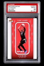 2025 A'Ja Wilson Panini Instant Card WNBA The Logo #LOGO-2 Graded 10