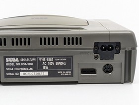 Sega Saturn HST-3200 Gray Console Complete Set Tested Japan NTSC-J