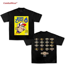 JOHN CENA MARIO ALL CHAMPION TEE, Wrestling Tee, Wrestling Graphic Tee, 2025