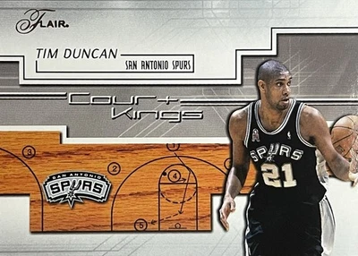 2002-03 Flair Court Kings TIM DUNCAN San Antonio Spurs - Bild 1 von 2