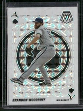 2022 Panini Mosaic #A-12 Brandon Woodruff Aces Mosaic