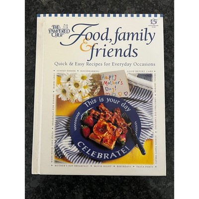 The Pampered Chef Food Family Friends Cookbook Recipes Occasions Vintage 1995