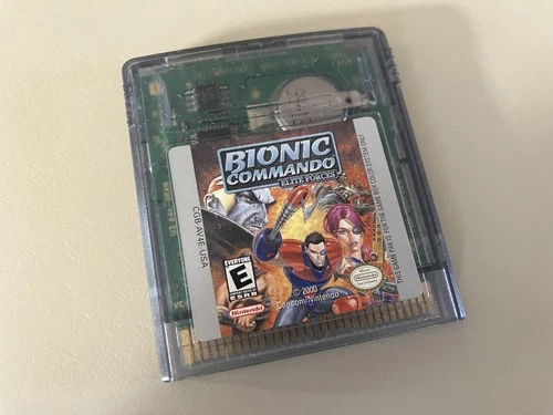 Bionic Commando Elite Forces Nintendo Game Boy Color Authentic + Tested + Saves
