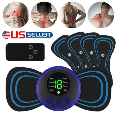 New Muscle Stimulator EMS TENS Unit w/ Remote Control Home Use Smart Mini Device