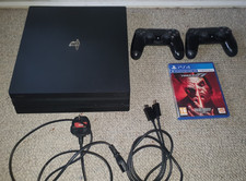✅Sony PS4 PRO 1TB Console Bundle with Game & Controllers - Black