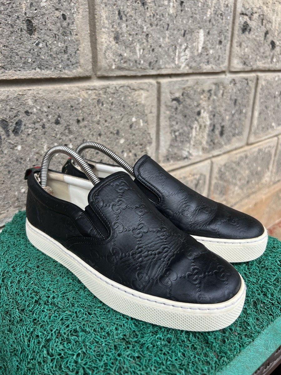 お値下げ！GUCCI☆ブラックレザー☆GGエスパドリーユスリッポン36 GUCCI グッチ エスパドリーユ ブラック 466902 KQWM0 1948