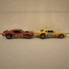 Vintage Hot Wheels Stocker Lot 1974 Ford Gran Torino #23 Chevy Monte Carlo #38 H