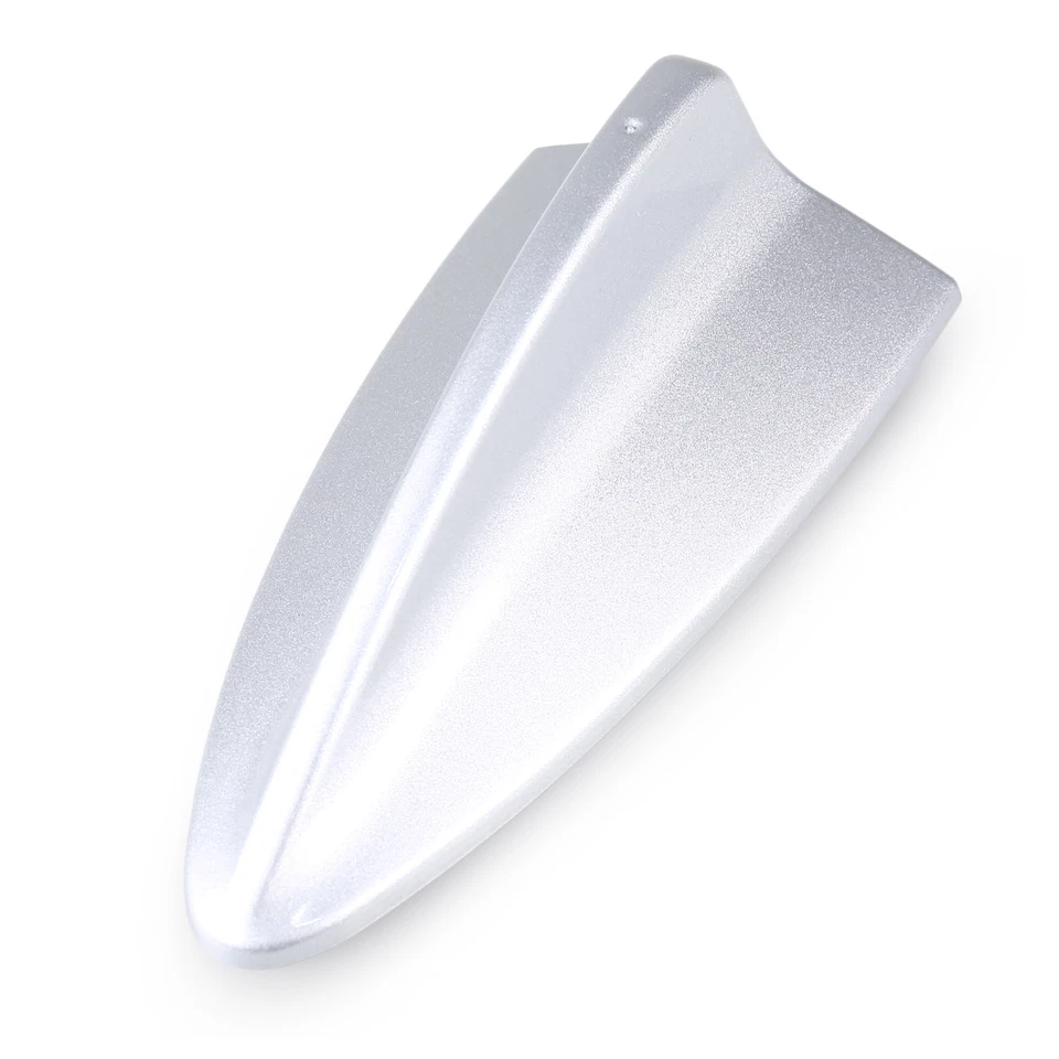 Universal Painted Silver Dummy Shark Fin BMW Style Roof Decorate Aerial Antenna - Image 2 of 4