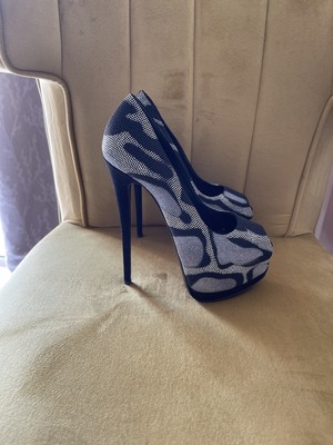 giuseppe heels silver