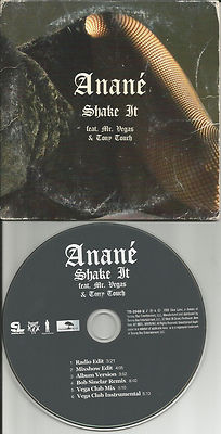 ANANE Shake it 6TRX RARE REMIXES & EDITS & INSTRUMENTAL & CLUB TRX CD Single 
