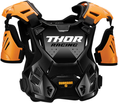Thor S20 Youth Guardian Roost Deflector - 2XS/XS Black Orange 2701-0970