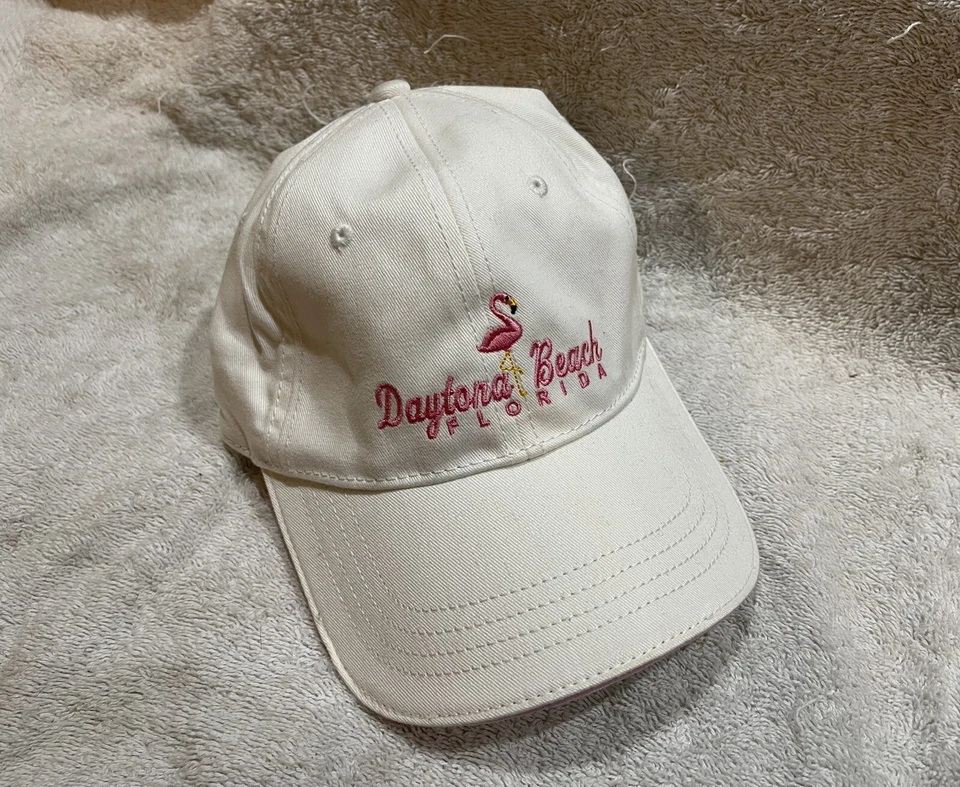 Gorra de béisbol Daytona Beach blanca/rosa para mujer Foto 2 de 4