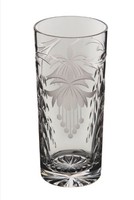 Royal Brierley Fuchsia Highball Glass, Clear. Free Shipping Royal Brierley Fuchsia Highball Glass, Clear. Free Shipping