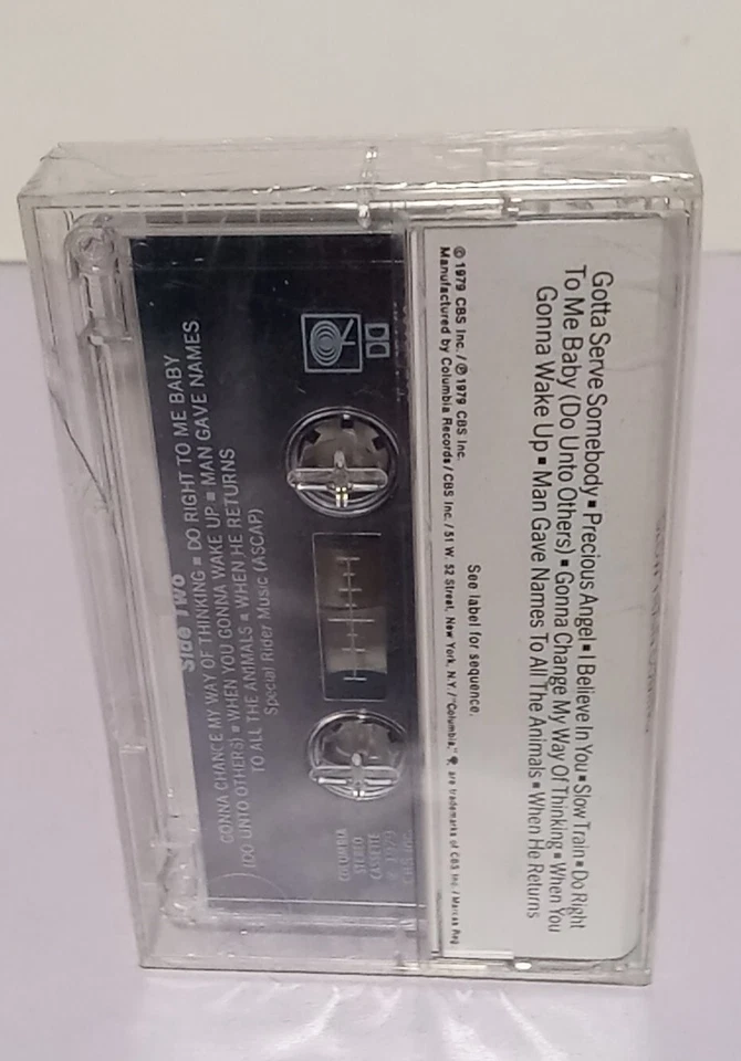 Slow Train Coming Bob Dylan Brand New Sealed Audio Cassette Tape Colombia Dolby - Image 3 of 4