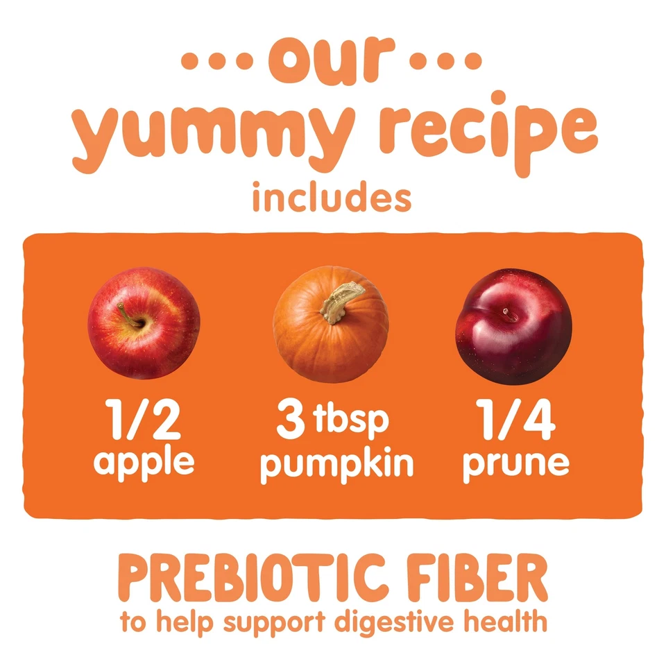 BestBy07/25 Happy Baby Orgánico Apoyo Digestivo Etapa 2 Comida para Bebés Bolsa de 4oz x16 Foto 3 de 4