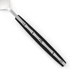 Unknown Manufacturer UNF834 Stainless Black Bamboo Silverware CHOICE Flatware