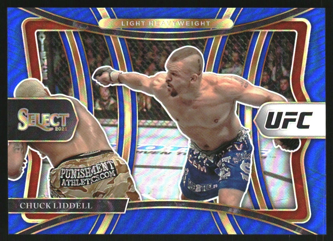 2021 Select UFC Prizms Blue #178 Chuck Liddell /49