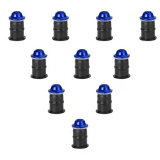 10 Pack Alu Blue M5x16 Windshield Screen Screw Bolts Kit Motorcycle Motorbike