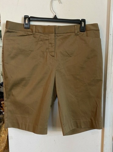 NWT Fashion Bug Women's Brown Cotton Blend Stretch Short Size 14, MSRP $50 - Picture 3 of 3