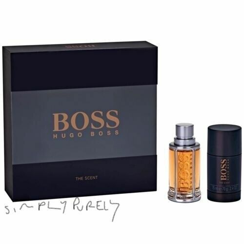 Hugo Boss The Scent Gift Set Eau De Toilette 50ml & Deodorant Stick 75ml GENUINE - Picture 1 of 1